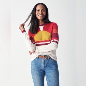 NWOT Faherty Sunray horizon sweater merino wool